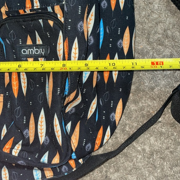 Ambry rope black leaf Slingback bag - Picture 8 of 9